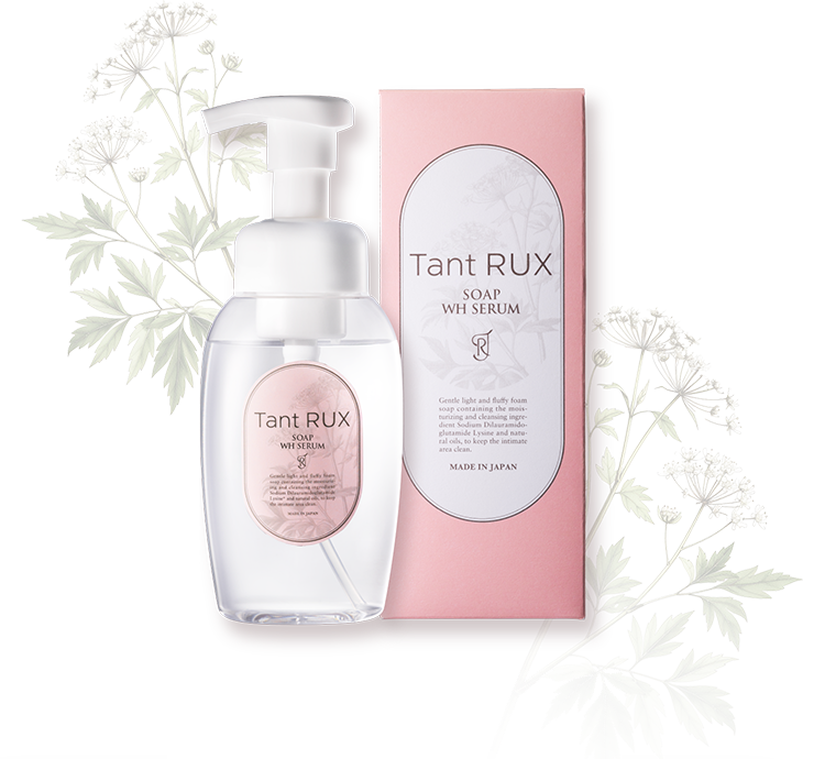 お手入れするたび、自信を積み上げていく秘密は泡で包んで汚れを落とすTant RUX SOAP WH SERUMの「リュクス泡」設計。