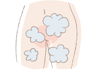 泡でなでるように洗います